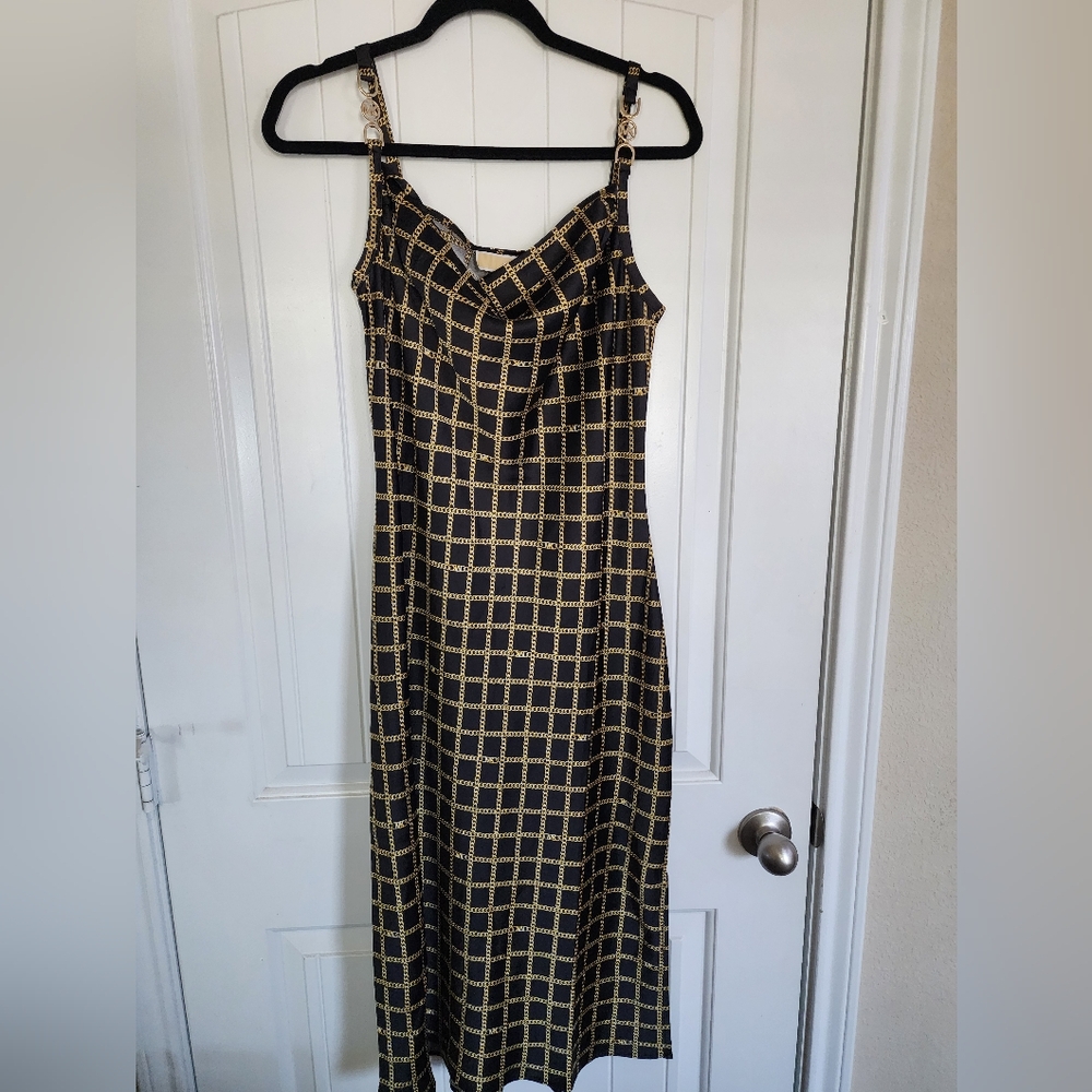 Black and Gold Michael Kors Dress